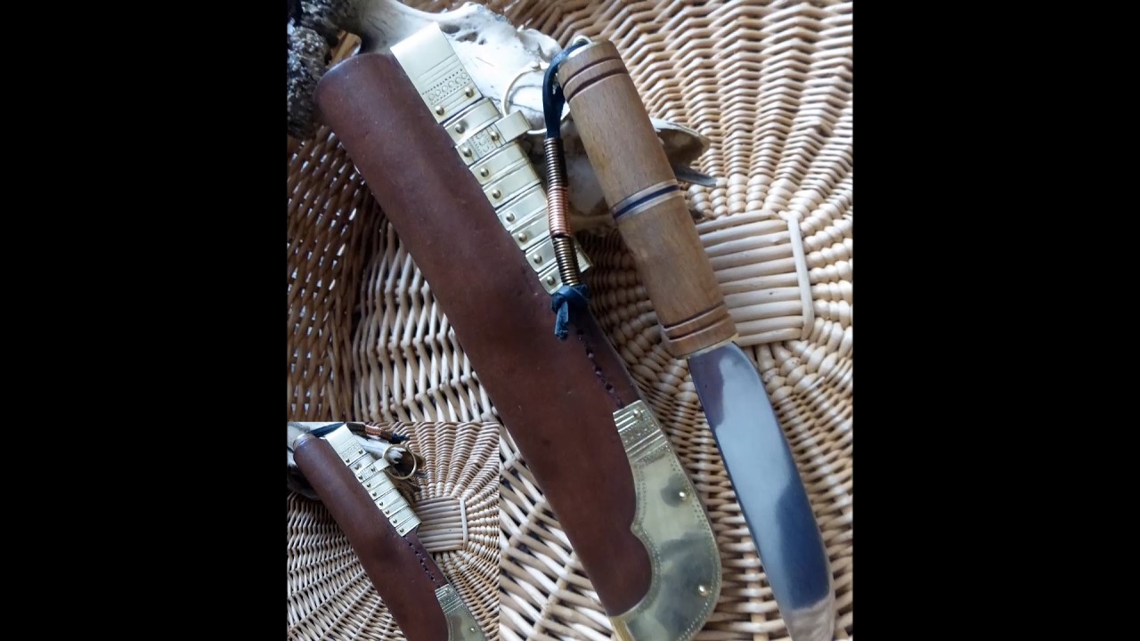 Knife sheath making viking