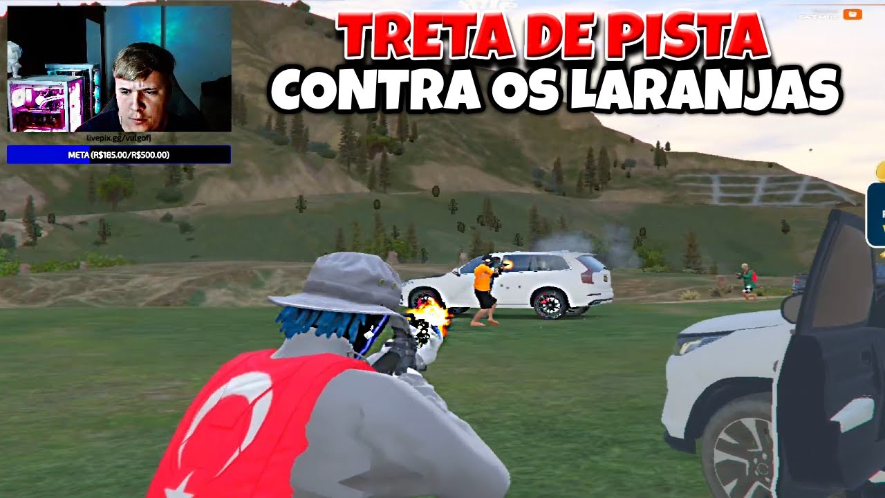 TRETA DE PISTA CONTRA OS LARANJAS NO HYPE!🔥