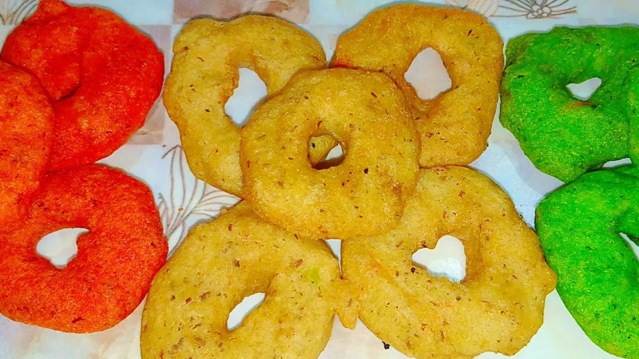 बच्चों ने जिद किया मुझे तिरंगा मेदू वड़े चाहिए |  Crispy Medu Vada Recipe ✨
