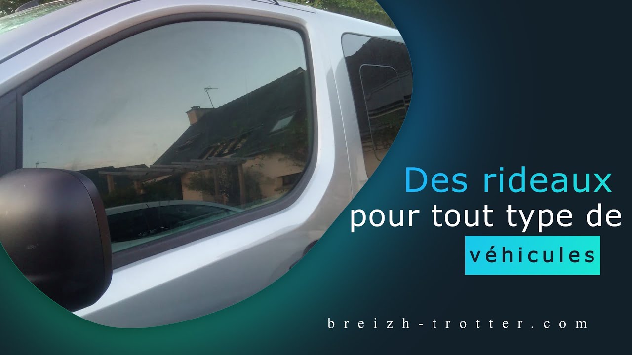 Rideaux aimantés pour voiture, van et fourgon
