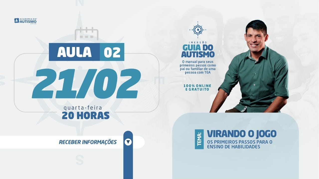 Aula 2 - Guia do Autismo | 21/02, às 20h (AO VIVO)