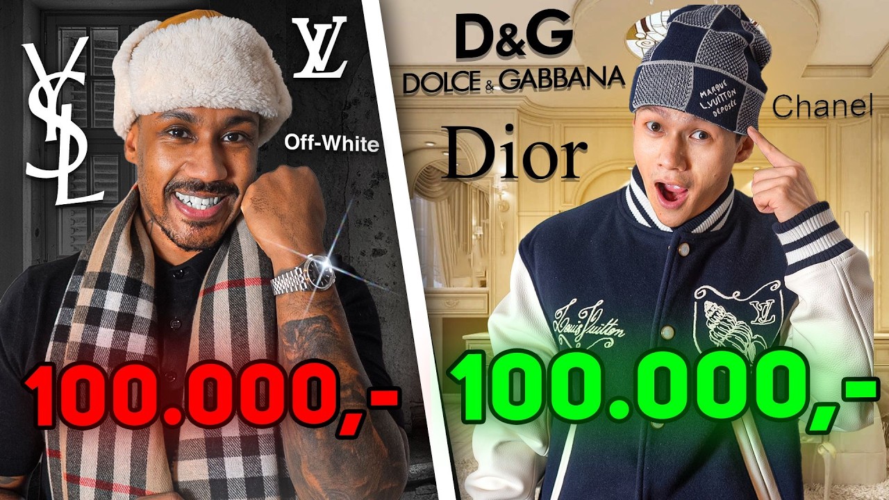 100.000 KR vs 100.000 KR Tøj Challenge!