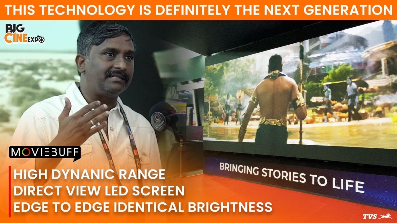This TECHNOLOGY is definitely the next GENERATION | Qube Cinema | Big Cine Expo | LED Screen