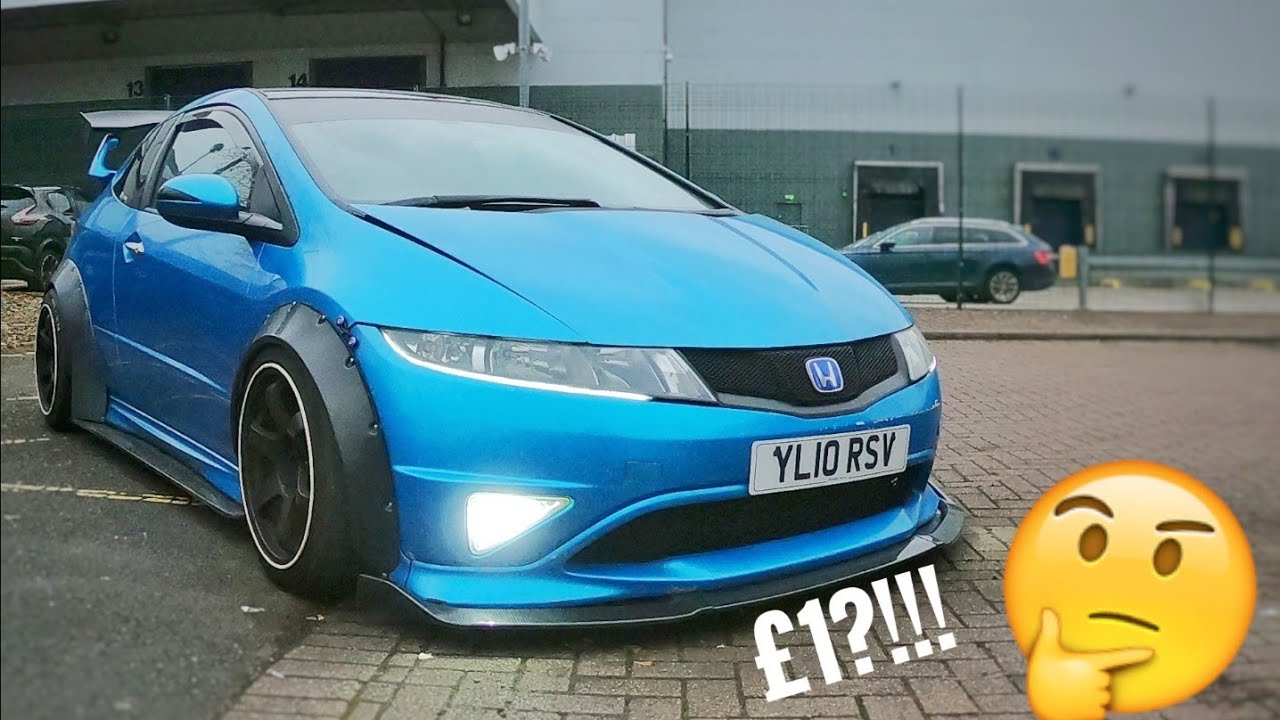 £1 Splitter from Wish?!!!🧐 Any Good? 🤔 | Widebody FN Civic Build