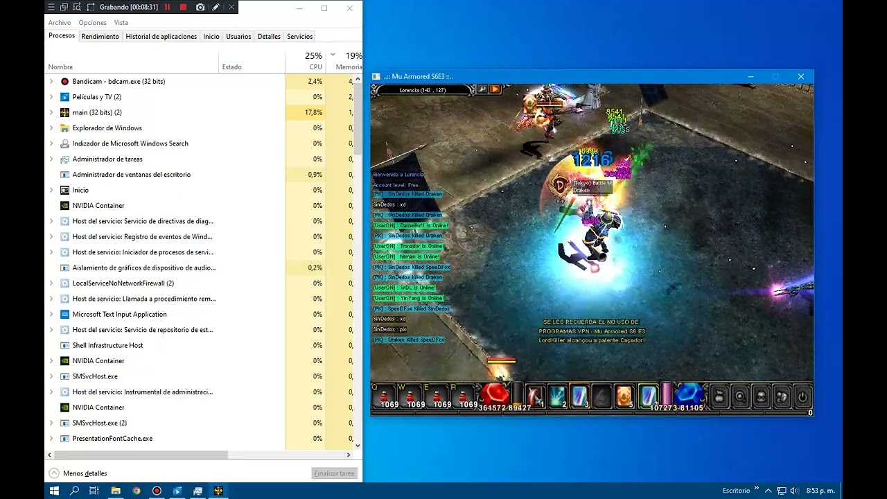 SinDedos pvp Mu Armored s6 mu online