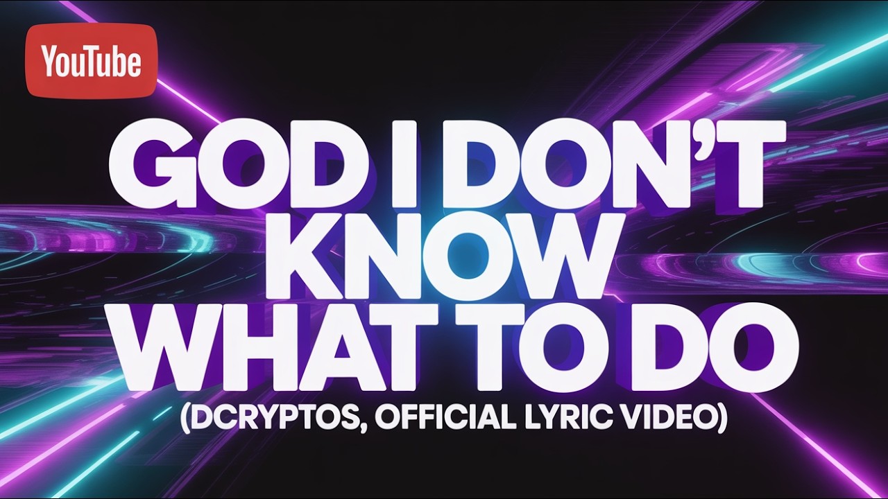 Боже, я не знаю, что делать (DcrypTos, официальное лирическое видео) 🕊️ #Поклонение #Иисус #Лирич...