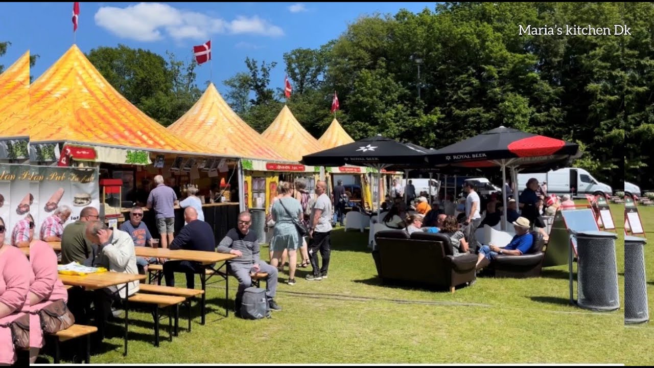 Summer Market In Denmark / Tivoli / Music / Fun / Concert / Nature / Beautiful🎢🎠🎡