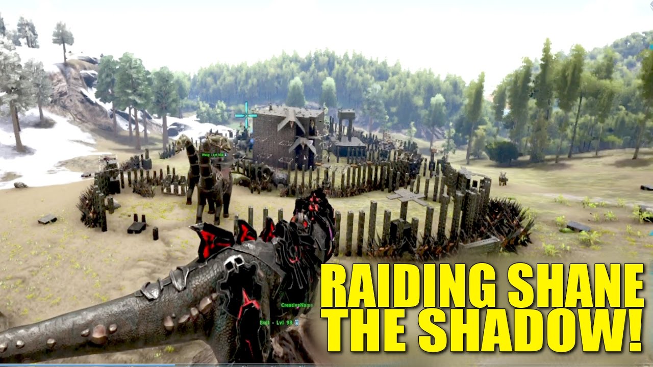 Raiding Shane The Shadow! (Raiders/Pvp Tribe Life) - Ark: Survival Evolved -Ep.22