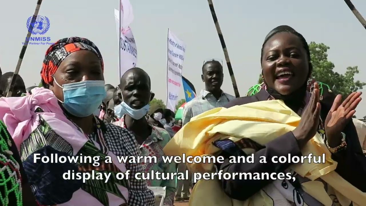 UNMISS Deputy Chief visits historic Aweil Rice Scheme, discusses its potential