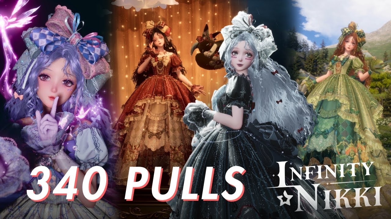 340 PULLS for Crimson Rhapsody ⭐ 5-Star Gacha FULL Outfit Evolutions Showcase | Infinity Nikki Style
