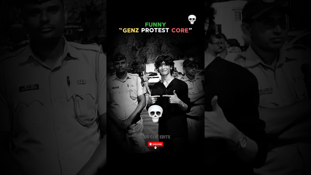 &ldquo;FUNNY GENZ PROTEST CORE&rdquo;🥶#shorts #protest