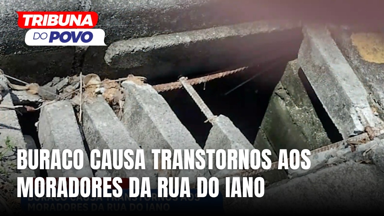 Buraco em rua de São José causa transtornos e revolta moradores