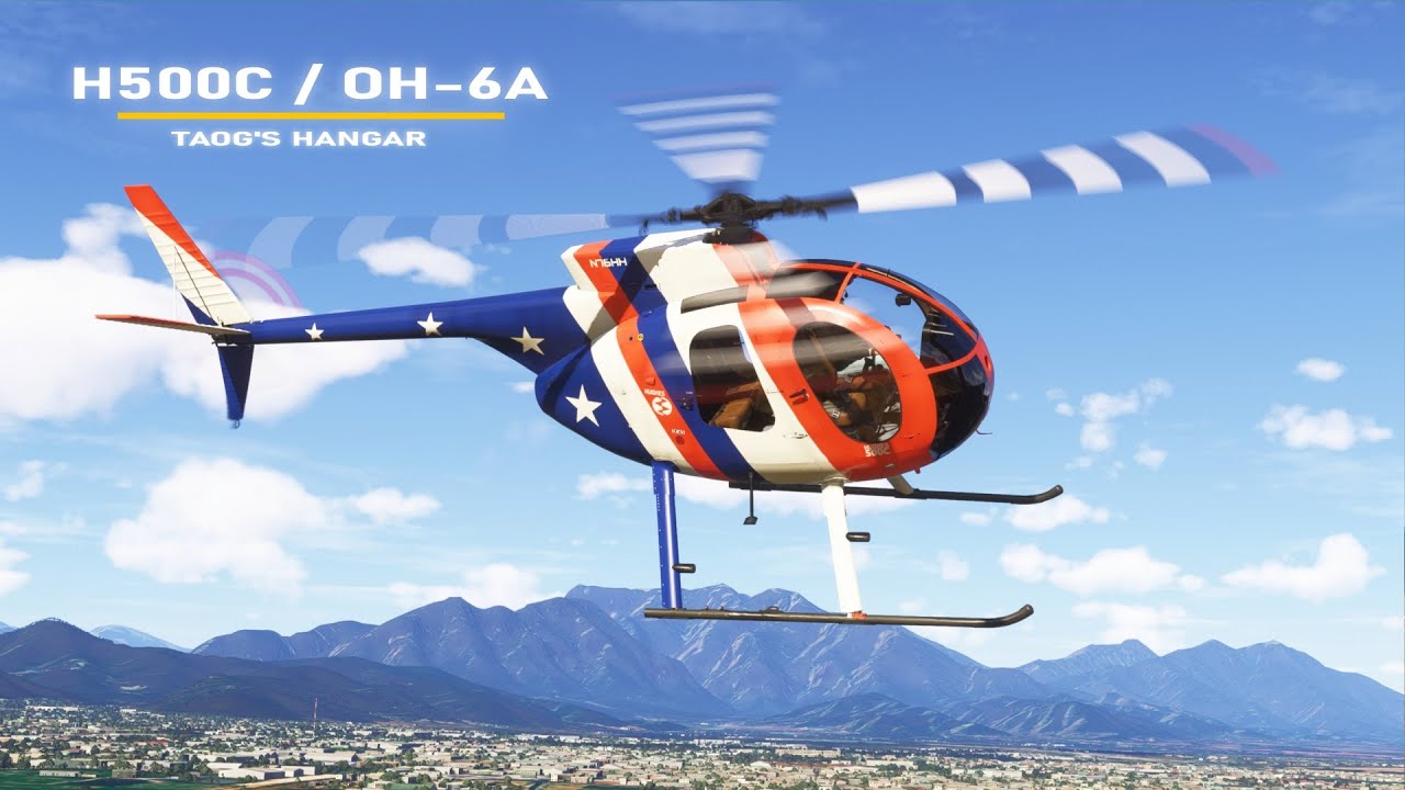 I Bought The *Best* Flight Model Helicopter for MSFS 2024 - How Realistic Is It? Taog's OH-6A/H500C