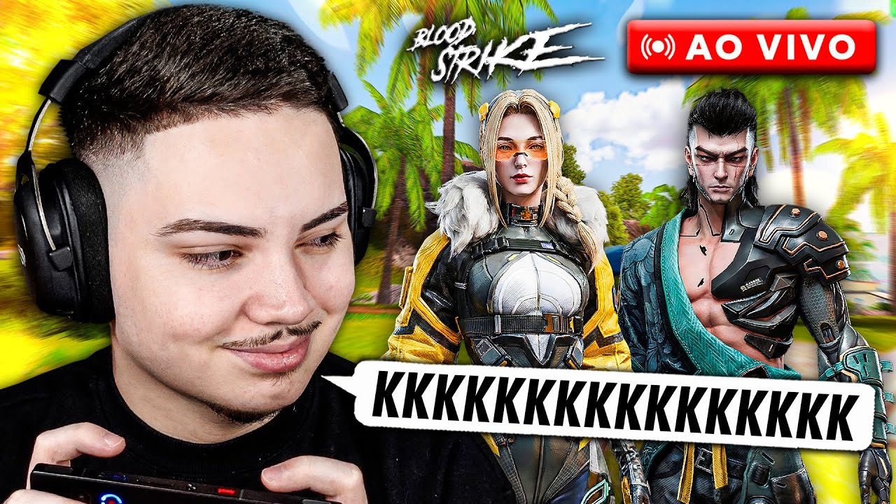 🔴MAIS UMA LIVE PEGANDO SKIN DELUXE no BLOOD STRIKE KKKKKKKKKKKKKKKKK