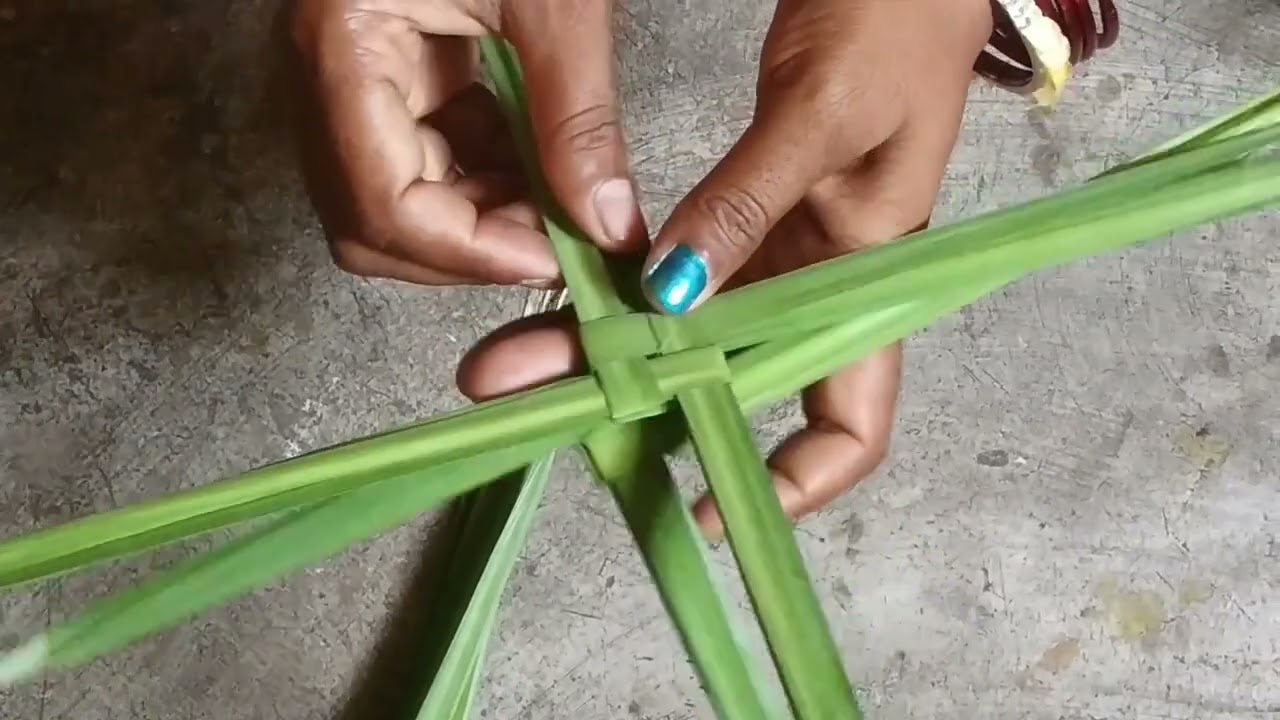खजूर के पत्ते का जुमर बनाना सीखे (KHAJUR KE PATTE KA JUMAR BANANA SIKHE )