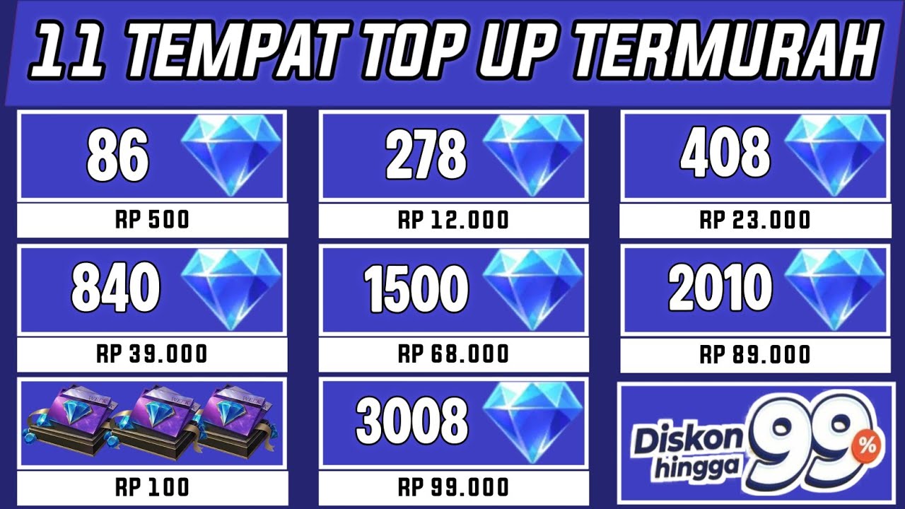 11 TEMPAT TOP UP DIAMOND MOBILE LEGENDS TERMURAH 2026 - TEMPAT TOP UP DIAMOND MLBB TERMURAH 2026