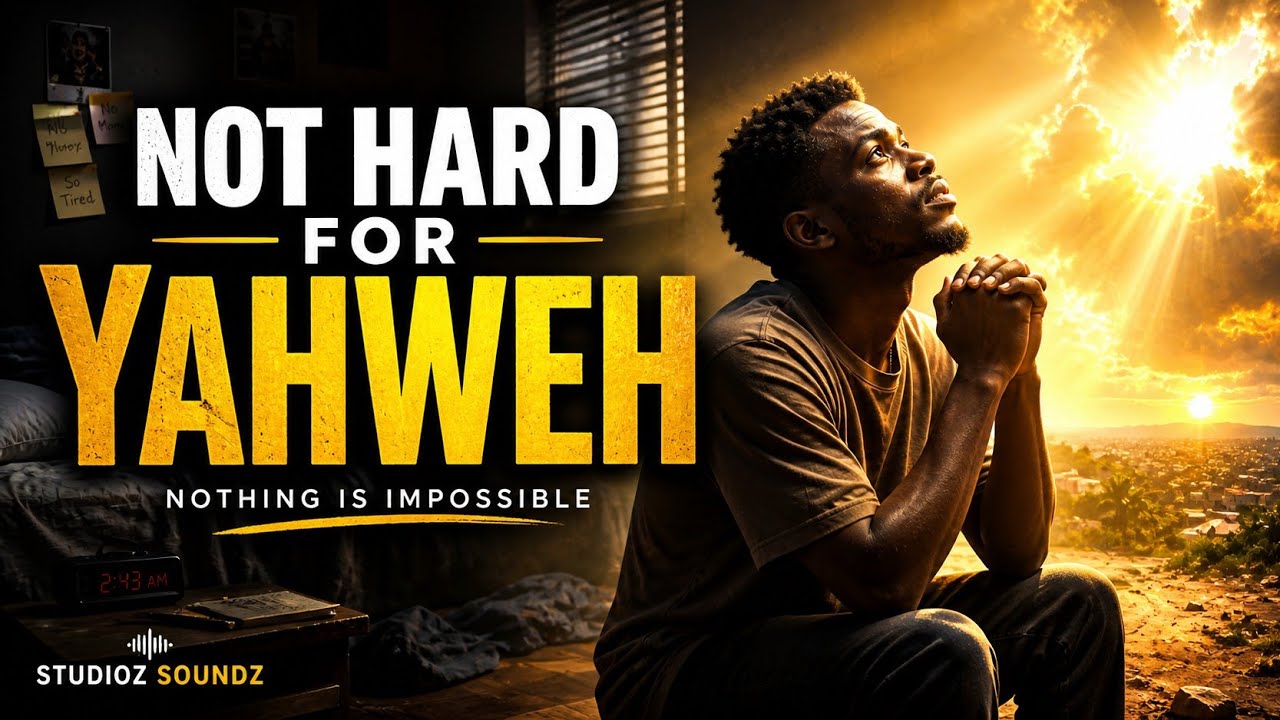 “Not Hard For Yahweh – Afrobeats Gospel Song of Hope & Faith | Studioz Soundz”