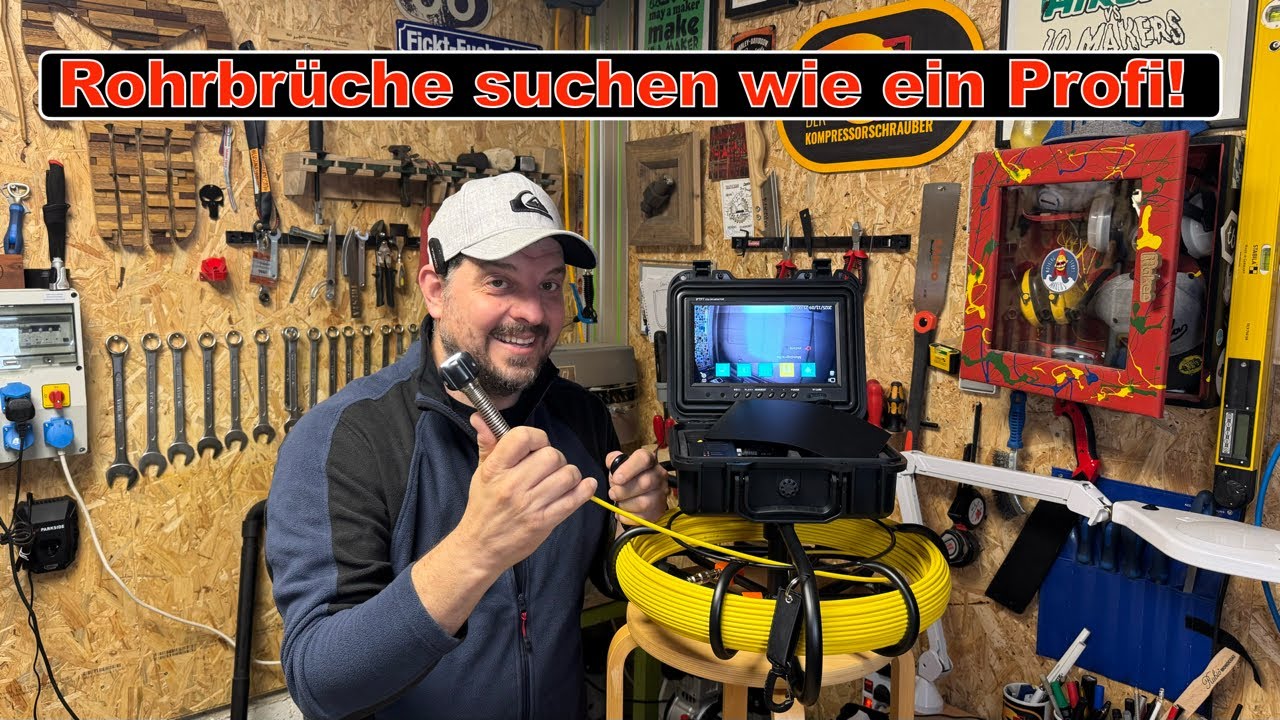 Katastrophe! Damit findest du jeden Rohrbruch! Die Vevor Inspektionskamera !