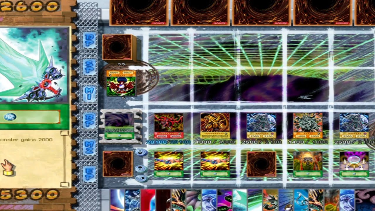 Yu-Gi-Oh! Power of Chaos JOEY THE PASSION Slifer the Sky Dragon 20000 damage