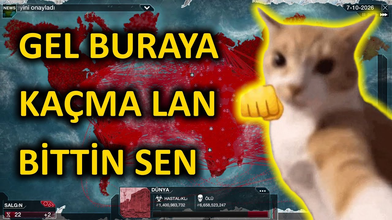 Plague Inc - ŞANS ŞANS ŞANS (Senaryo: Uçak Kulübü & Herkes Nerede & Yapay Organlar) [Türkçe]