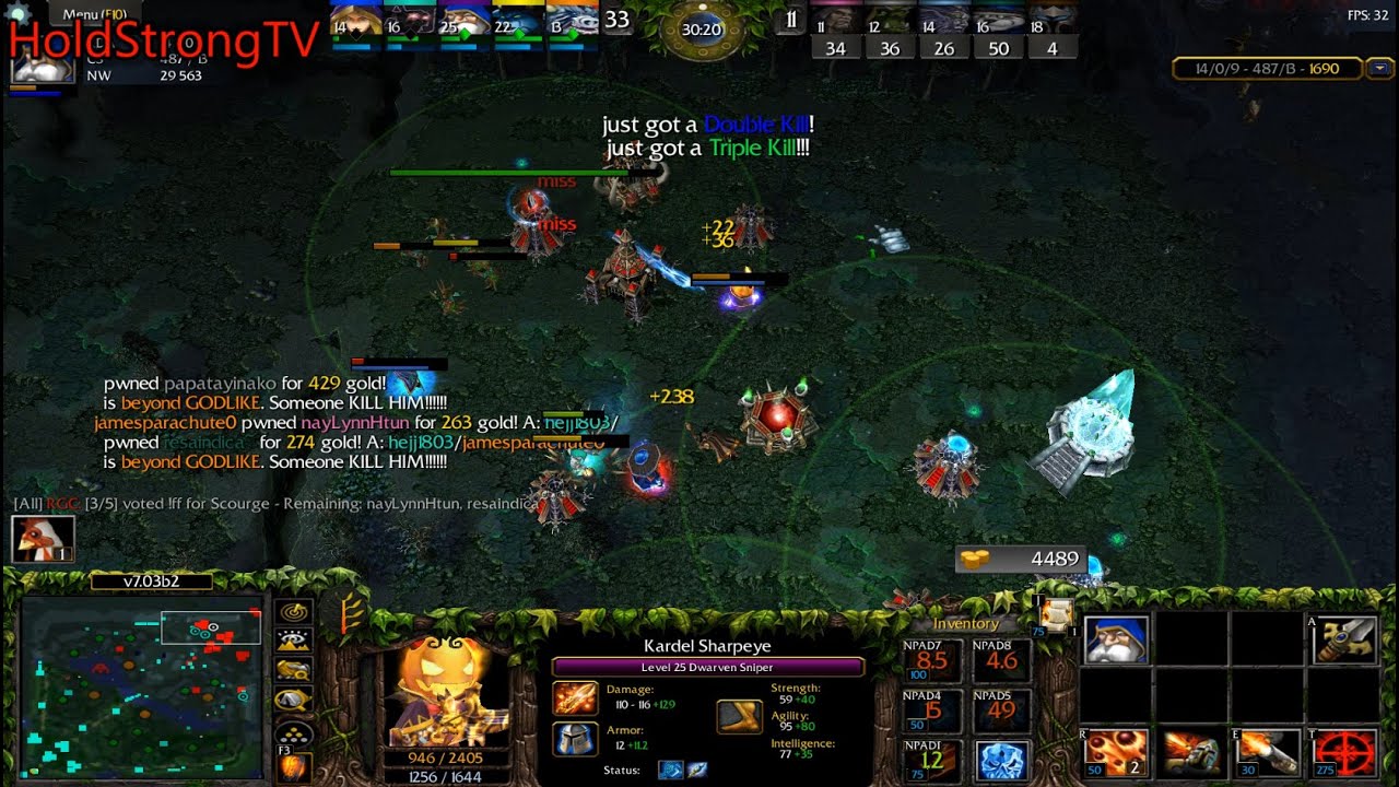 DOTA 1 Dwarven Sniper Kardel Beyond GODLIKE #10