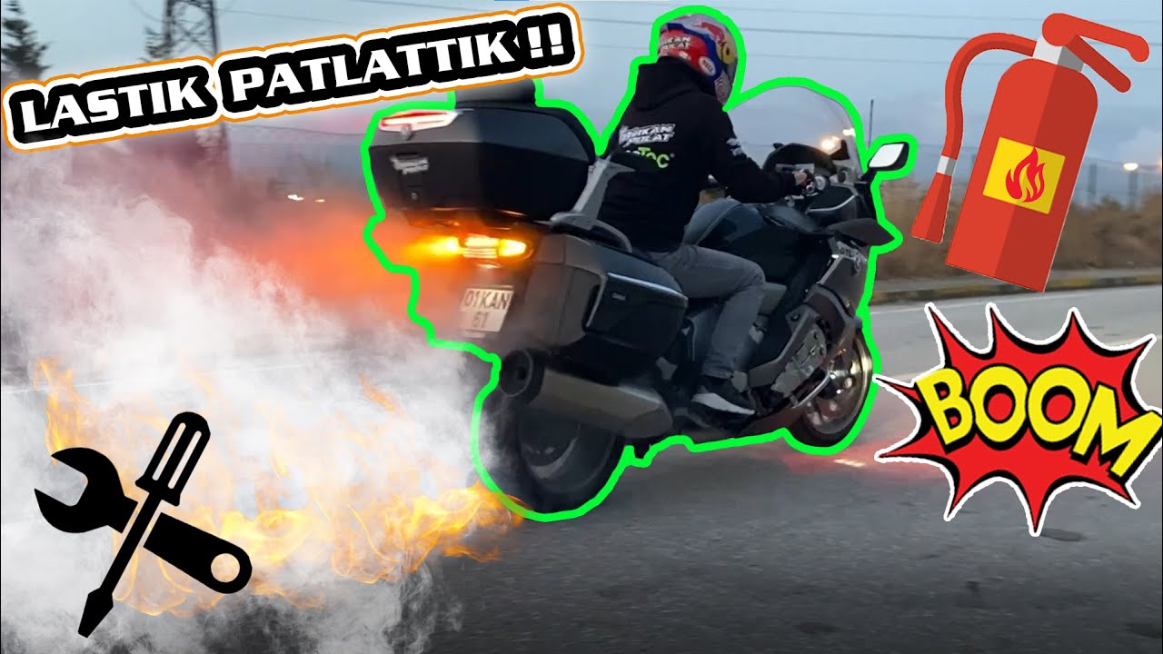 LASTİK PATLATTIK YOLDA KALDIK - LASTİK YAKMA - LASTİK DEĞİŞTİRME - BALATA DEĞİŞTİRME