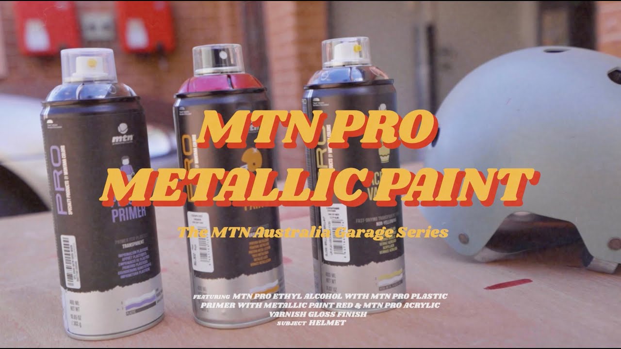 How to paint with the MTN PRO Metallic Paint