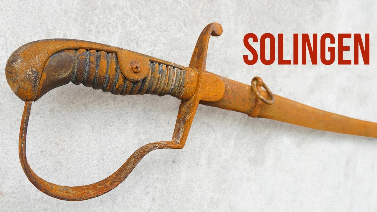 Restoration of Rusty Wehrmacht Officer's Saber