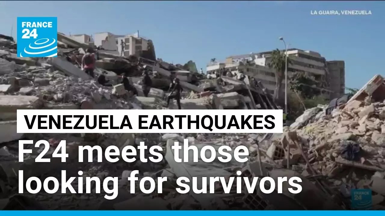 FRANCE 24 Exclusive: La Guaira still searches for the dead and survivors of devastating earthquakes