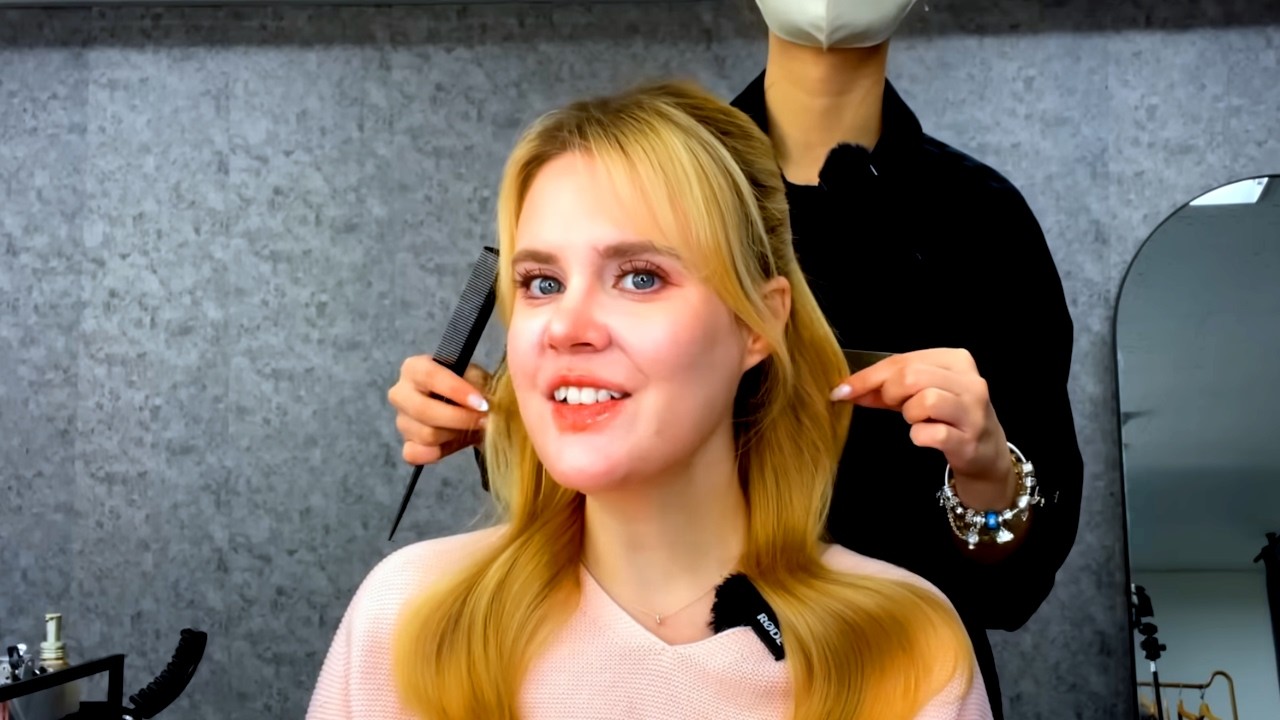 ASMR I got Wanhong Hair and Makeup