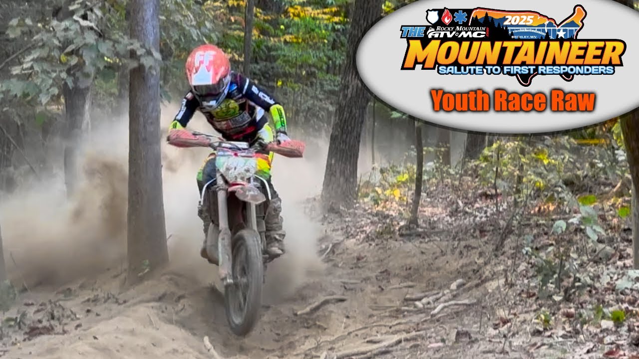 2025 Mountaineer GNCC - Youth Bike Race Footage Raw