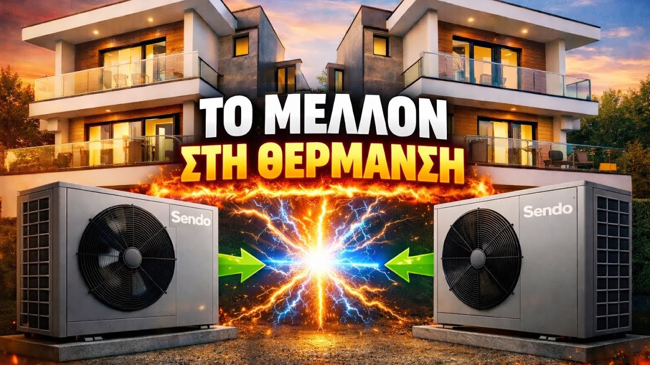 Το μέλλον είναι ΕΔΩ και δουλεύει τέλεια.Δίδυμη εγκατάσταση αντλίας θερμότητας Sendo