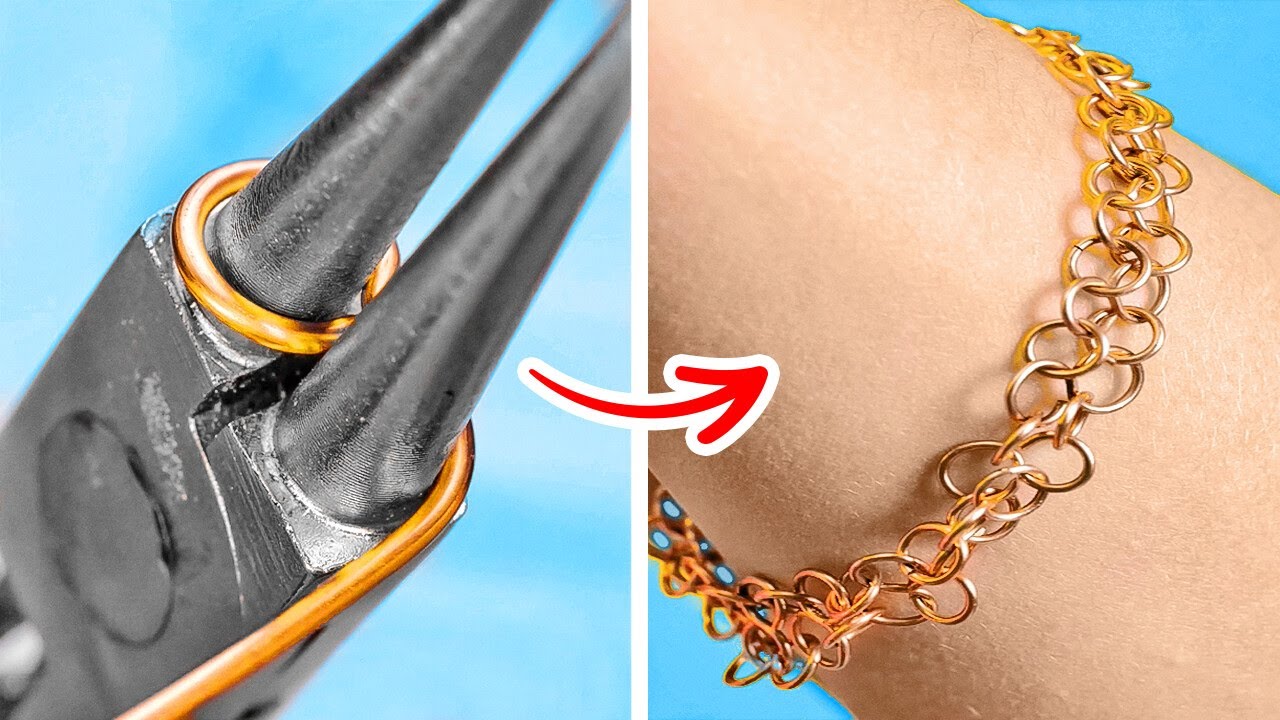 FANTASTICHE IDEE PER GIOIELLI FATTI IN CASA E ACCESSORI FAI-DA-TE