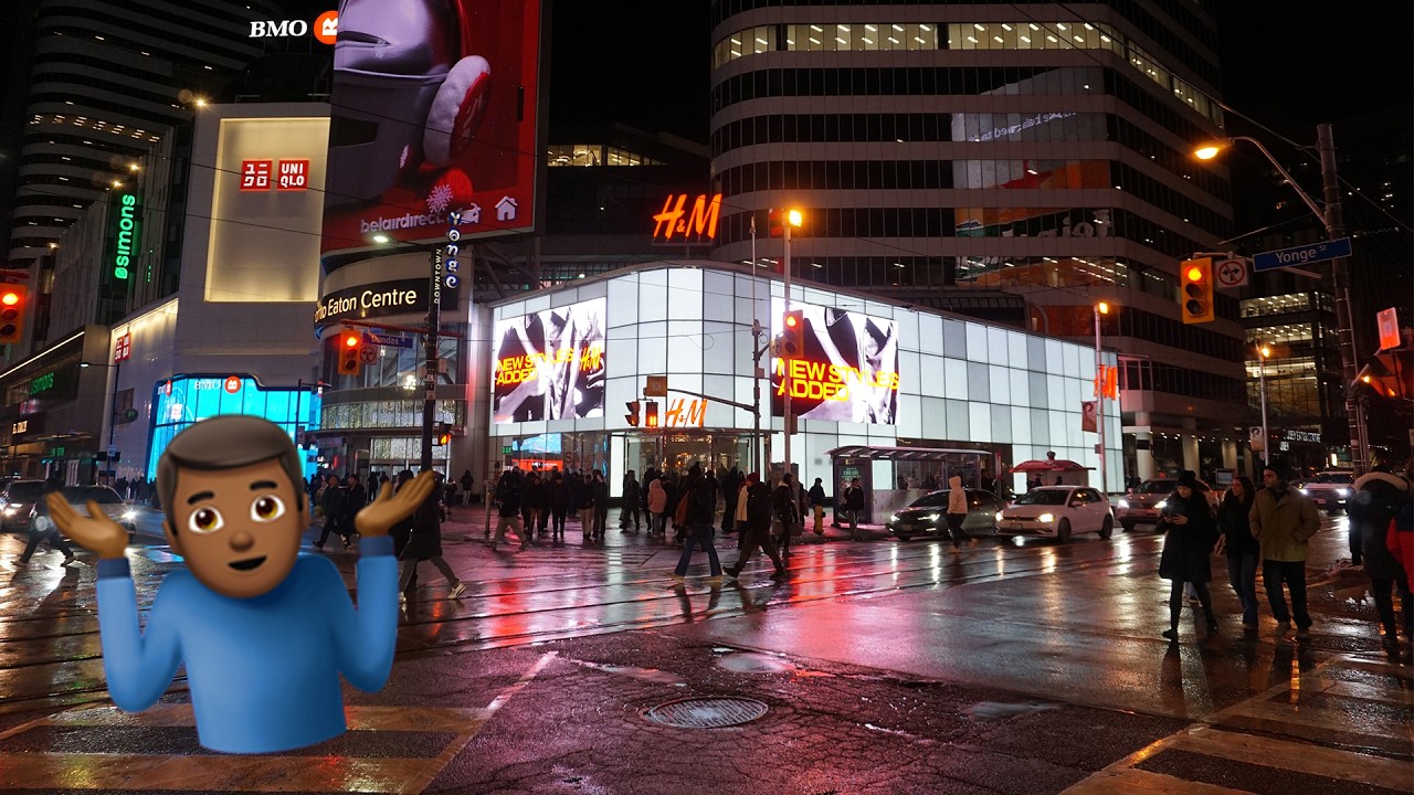 a random night downtown toronto