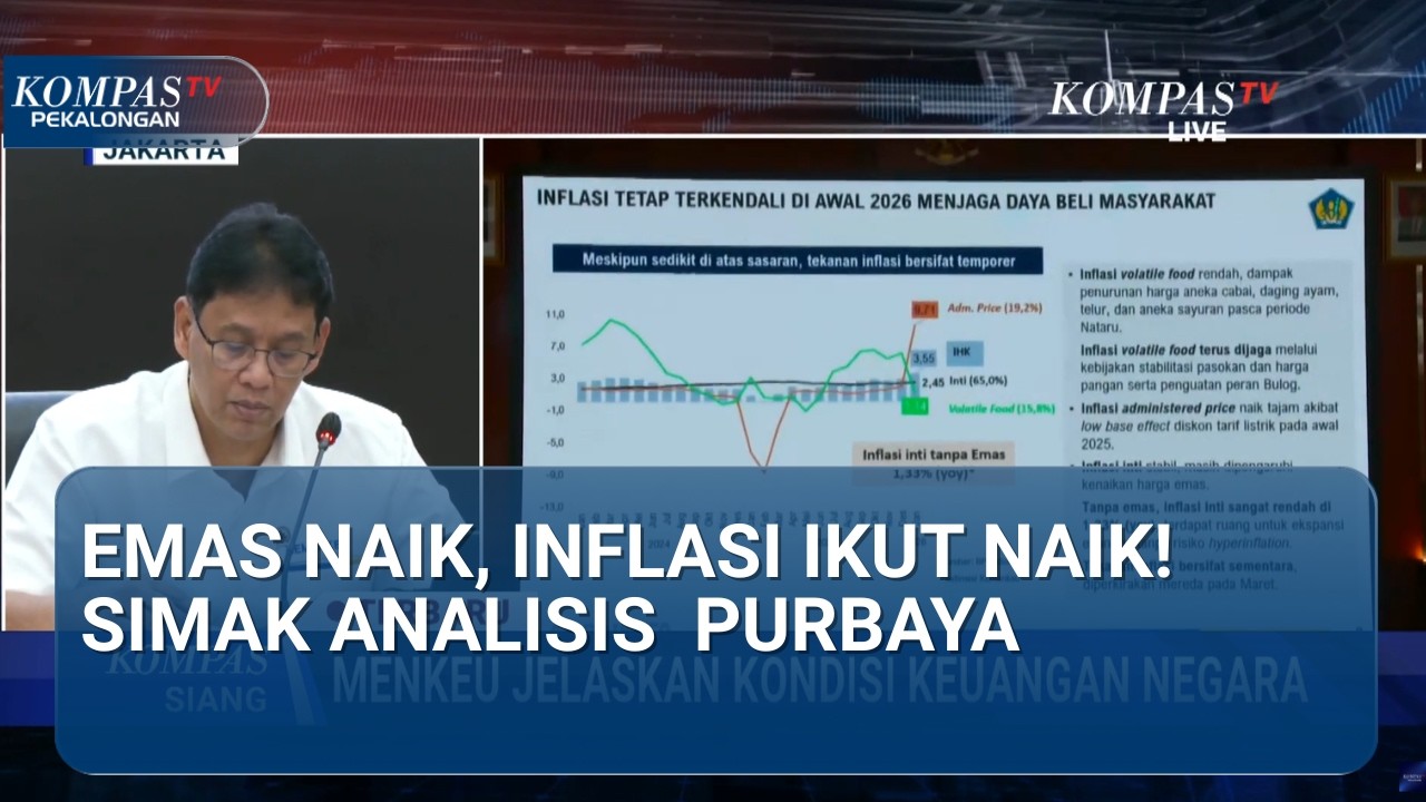 Update Menkeu Purbaya: Harga Emas Melambung, Inflasi Inti Ikut Naik ke 2,45%