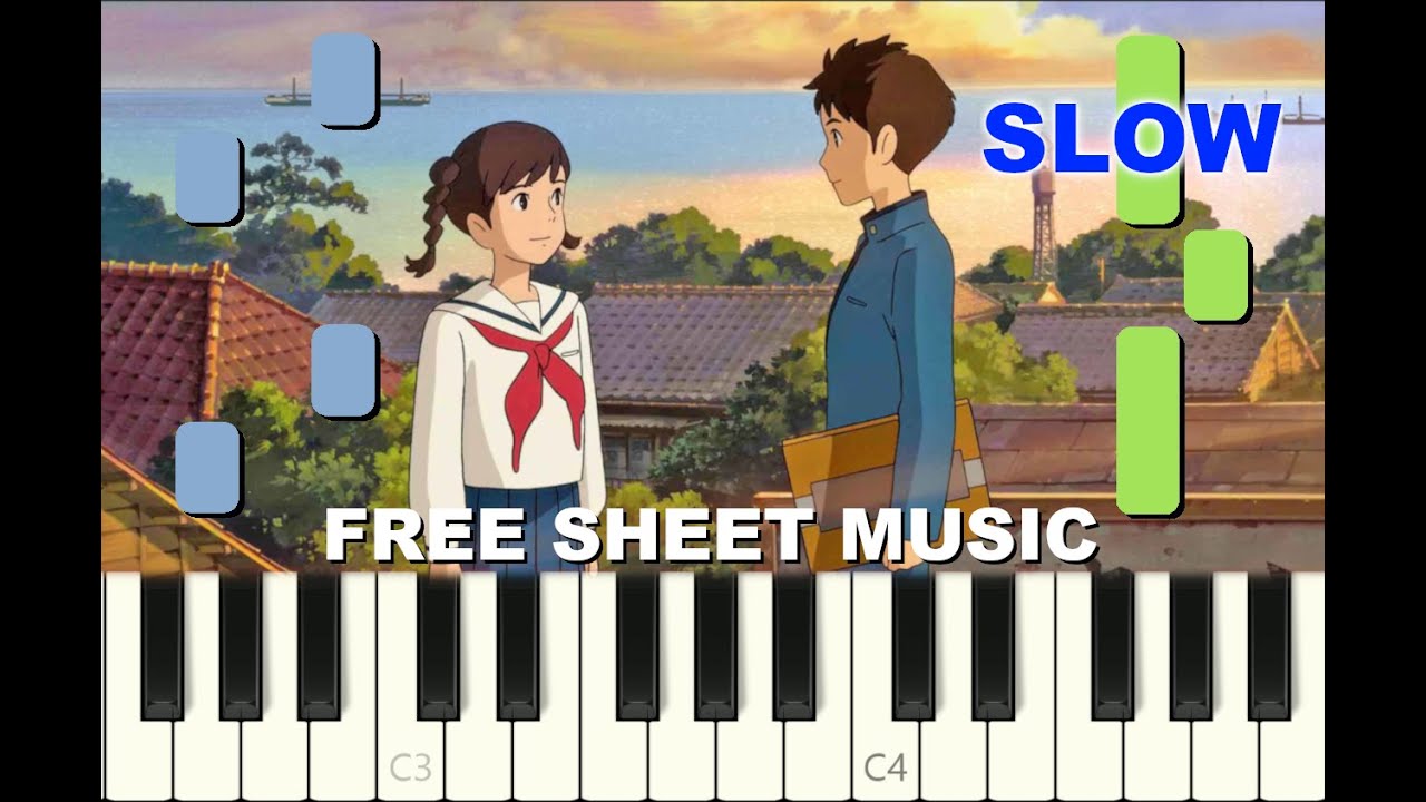 SLOW piano tutorial 