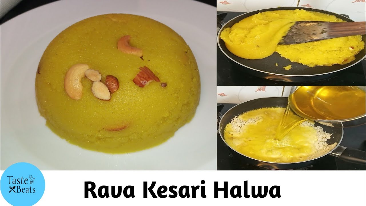 Rawa Kesari Halwa/Sooji Halwa Recipe/Semolina Kesari/Kesari Bath Recipe/Suji Halwa/Sheera Recipe