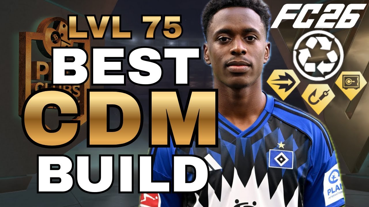 BEST CDM BUILD *MAX LEVEL 75* | EA SPORTS FC 26 CLUBS BALLER BUILD