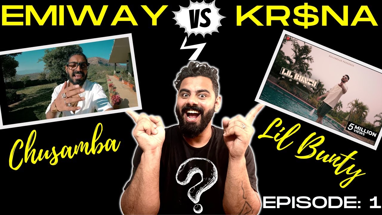 @EmiwayBantai Chusamba против @KRSNAOfficial Lil Bunty | Beef Ep:1 | Обзор The Sorted
