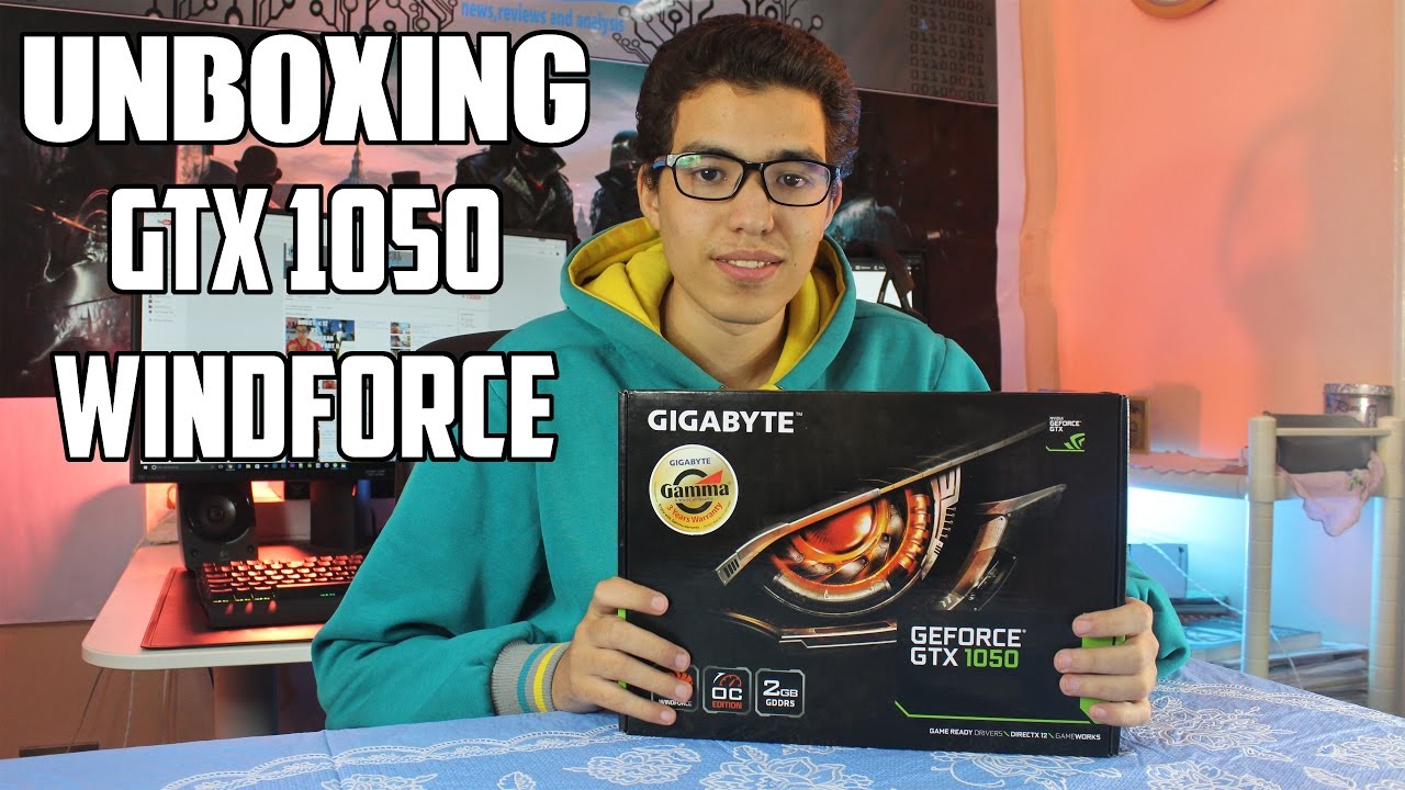 فتح علبة افضل و ارخص كارت شاشة حاليا - GTX 1050