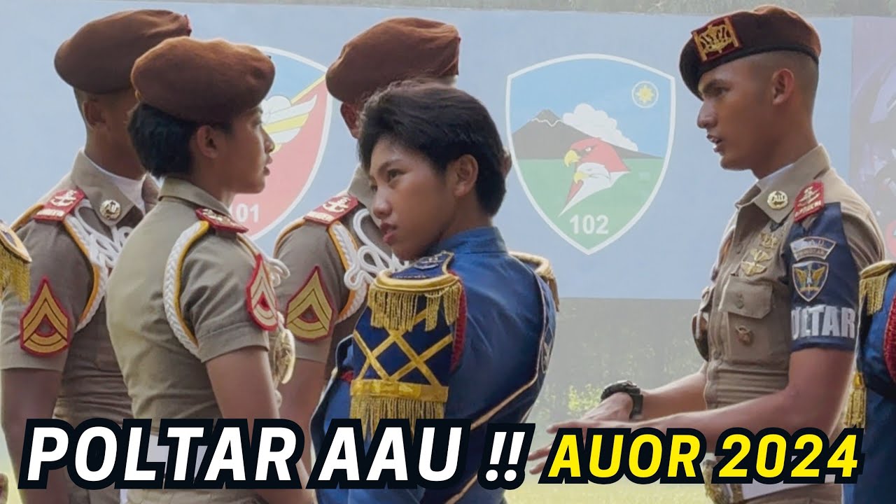 ASLI MENYALA 🔥 PESONA POLTAR TARUNA AAU AKADEMI ANGKATAN UDARA #drumband #aau