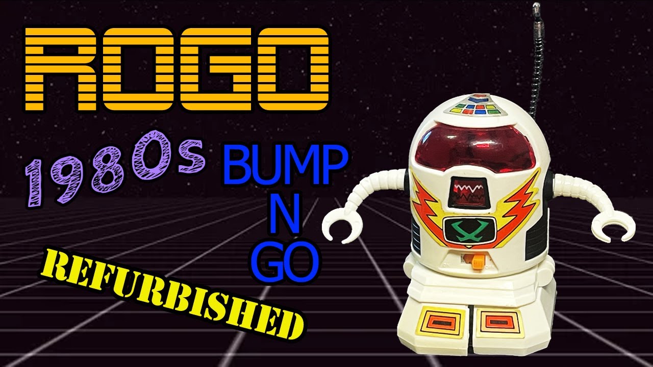 Реставрация ROGO — игрушечного робота Bump & Go 1980-х годов!