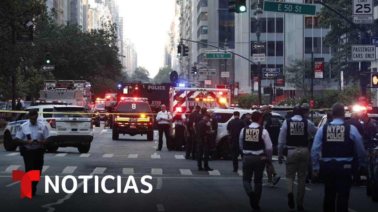 En el edificio del tiroteo en Nueva York está la sede de la NFL. Hay 4 muertos | Noticias Telemundo