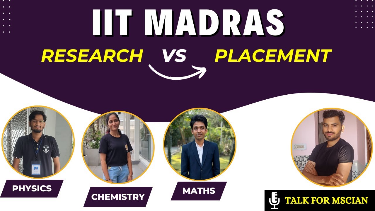 IIT Madras MSc Student's Review | Maths | Physics | Chemistry | Madras Placement 2024