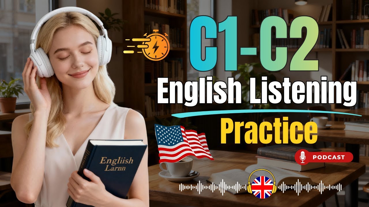 C1–C2 English Listening Practice – 2 Hours to Sound More Natural | Clear Sound English