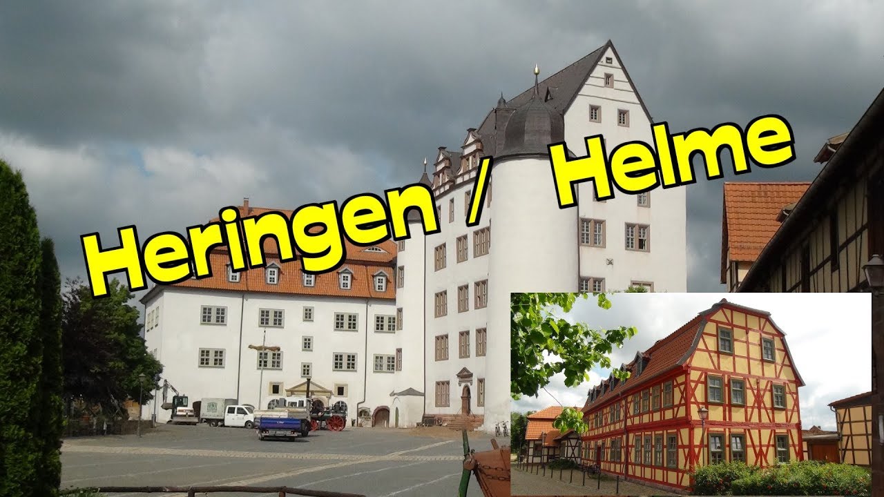 Heringen/Helme-Stadt in d. goldenen Aue in Th&uuml;ringen-Sehensw&uuml;rdigkeiten*Schloss*Video