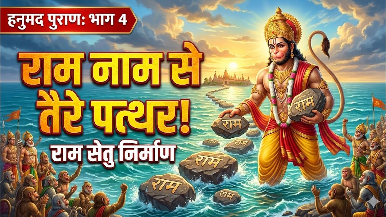 हनुमद पुराण भाग 4: राम सेतु निर्माण और प्रभु मिलन की गाथा | राम सेतु निर्माण