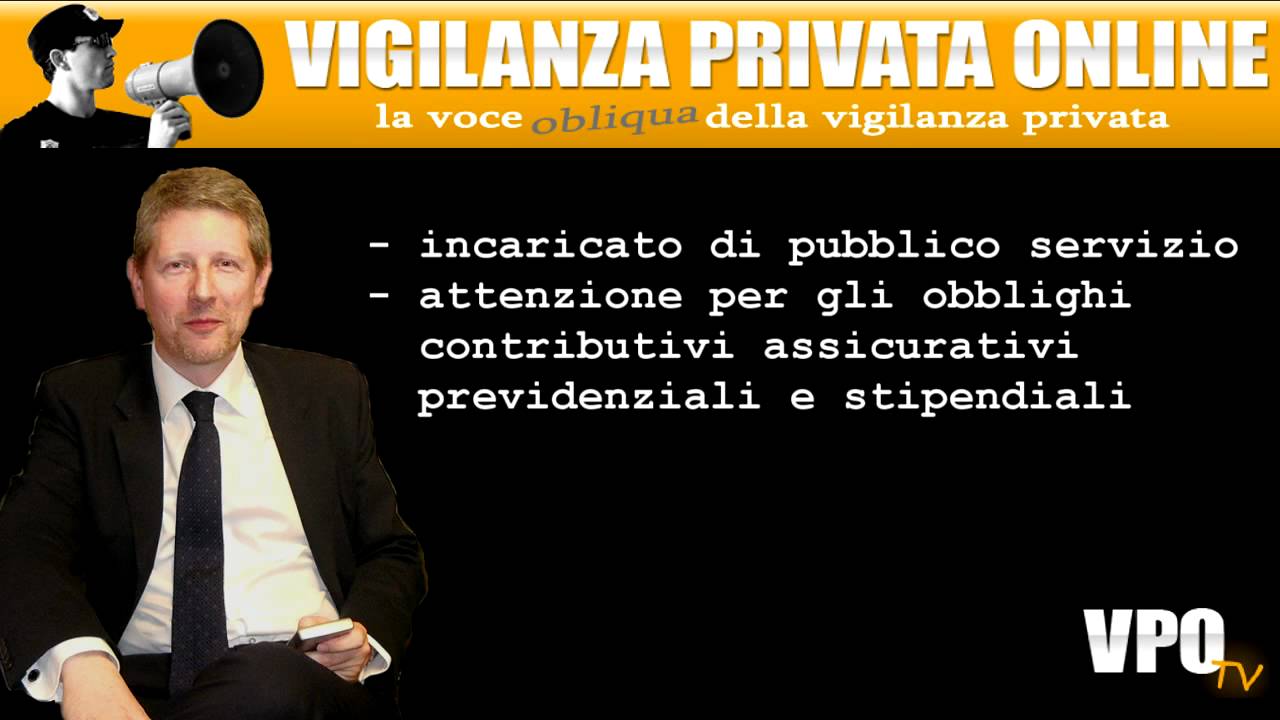 Riforma degli Istituti di vigilanza privata e delle guardie giurate