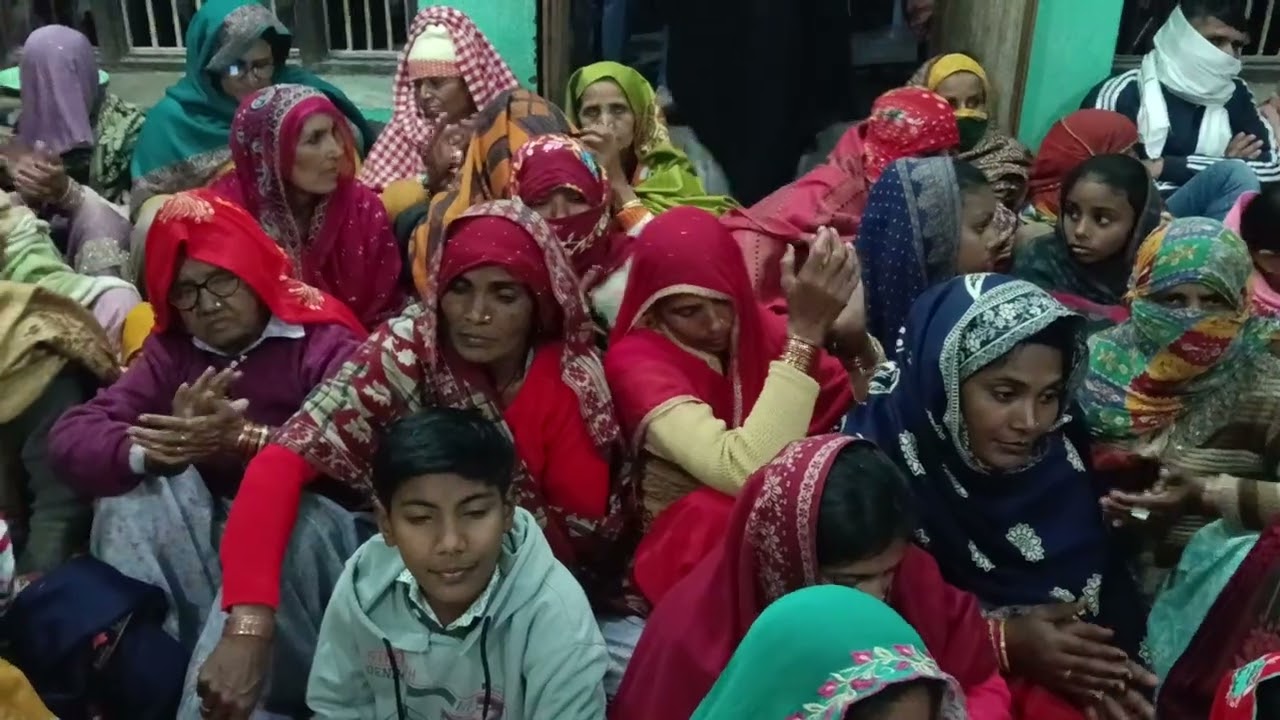 हेरी लुगाईयो सारी आईयो सतगुरु के दरबार। गुरु रविदास सत्संग गांव पूठी।