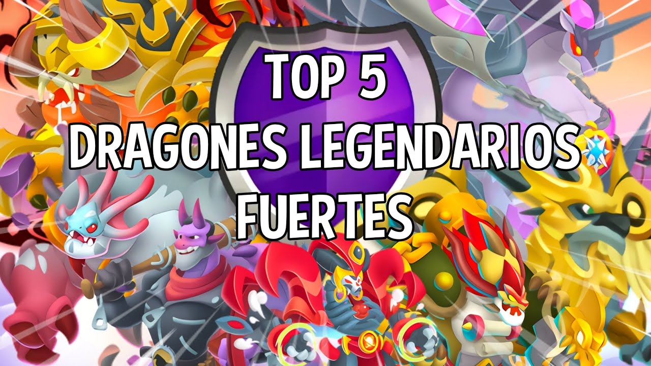 ¡¡TOP 5 DRAGONES LEGENDARIOS FUERTES QUE DEBERIAS INVOCAR Y POTENCIAR EN DRAGON CITY!!😱🤯